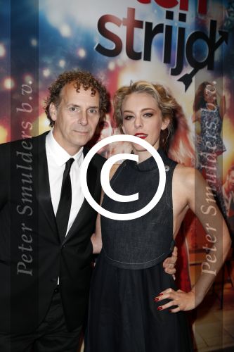 Amsterdam 24 oktober 2016
Premiere Hartenstrijd in Tuschinski. Robin de Levita en Stacey Rookhuizen