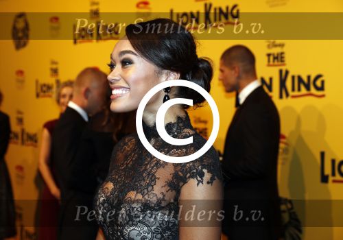 Scheveningen 30 oktober 2016
Premiere the lion king in het circustheater. Romy Monteiro met haar nieuwe vriend