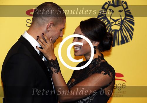 Scheveningen 30 oktober 2016
Premiere the lion king in het circustheater. Romy Monteiro met haar nieuwe vriend