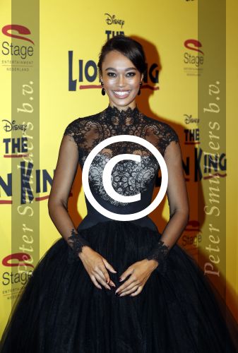Scheveningen 30 oktober 2016
Premiere the lion king in het circustheater. Romy Monteiro met haar nieuwe vriend