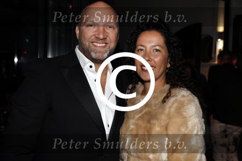 Amsterdam 8 oktober 2016
JFK Gala in the harbour club Amsterdam. Ruben v d Meer met vrouw