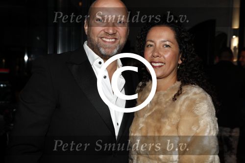 Amsterdam 8 oktober 2016
JFK Gala in the harbour club Amsterdam. Ruben v d Meer met vrouw