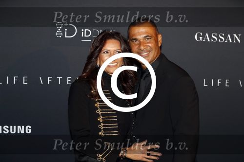 Halfweg 27 oktober 2016
Life after football LAF gala in the sugarfactory. Ruud Gullit met zijn vriendin Karin de Rooij