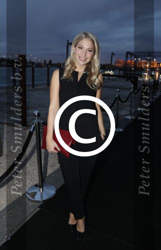 Amsterdam 8 oktober 2016
JFK Gala in the harbour club Amsterdam. Sarah Chronis met een vriendin Marit
