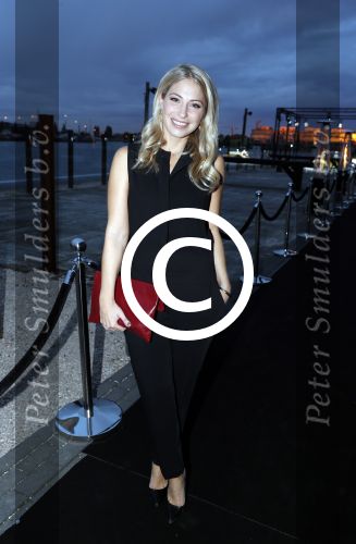 Amsterdam 8 oktober 2016
JFK Gala in the harbour club Amsterdam. Sarah Chronis met een vriendin Marit