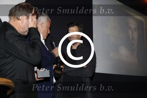 Amsterdam 8 oktober 2016
JFK Gala in the harbour club Amsterdam. Winnaar Sergio Herman kwam met zijn zwangere vrouw Ellemieke Vermolen