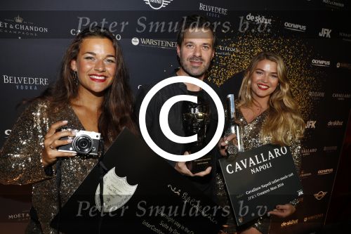 Amsterdam 8 oktober 2016
JFK Gala in the harbour club Amsterdam. Winnaar Sergio Herman kwam met zijn zwangere vrouw Ellemieke Vermolen
