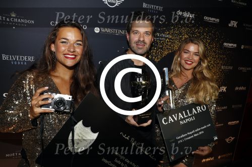 Amsterdam 8 oktober 2016
JFK Gala in the harbour club Amsterdam. Winnaar Sergio Herman kwam met zijn zwangere vrouw Ellemieke Vermolen