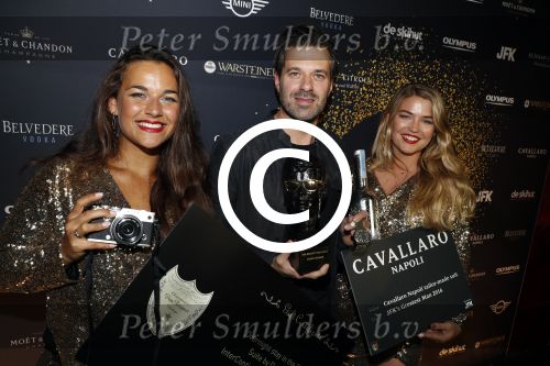 Amsterdam 8 oktober 2016
JFK Gala in the harbour club Amsterdam. Winnaar Sergio Herman kwam met zijn zwangere vrouw Ellemieke Vermolen