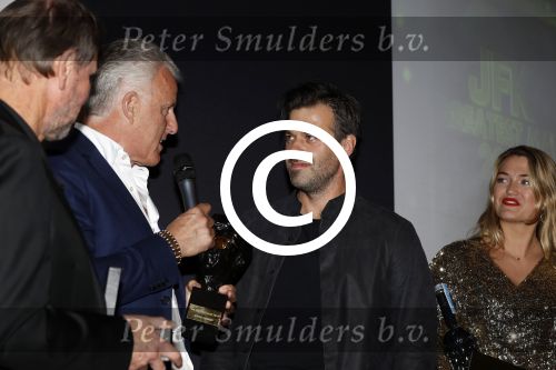 Amsterdam 8 oktober 2016
JFK Gala in the harbour club Amsterdam. Winnaar Sergio Herman kwam met zijn zwangere vrouw Ellemieke Vermolen
