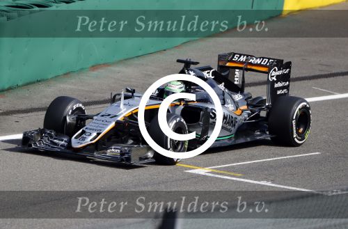 Francorchamps Spa 27 augustus 2016
F1 GP Spa Francorchamps. Sergio Perez