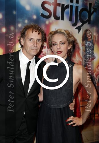 Amsterdam 24 oktober 2016
Premiere Hartenstrijd in Tuschinski. Robin de Levita en Stacey Rookhuizen