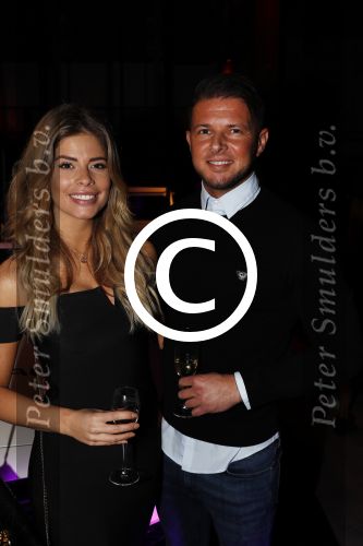 Halfweg 27 oktober 2016
Life after football LAF gala in the sugarfactory.
Stephanie Tency met vriend