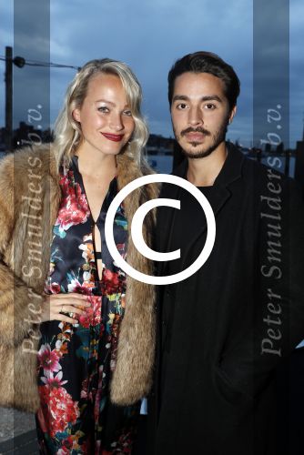 Amsterdam 8 oktober 2016
JFK Gala in the harbour club Amsterdam. Tess Milne met man