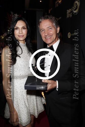 Amsterdam 13 oktober 2016
Televizierring 2016 in de heineken music Hall.
Thom Hoffman en Famke Janssen