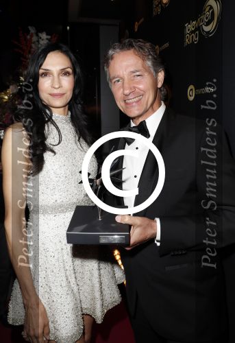 Amsterdam 13 oktober 2016
Televizierring 2016 in de heineken music Hall.
Thom Hoffman en Famke Janssen