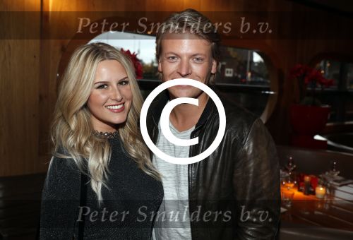 Amsterdam 3 november 2016
Thomas Berge en partner Cassidy Roeks bij presentatie cd Rene Froger