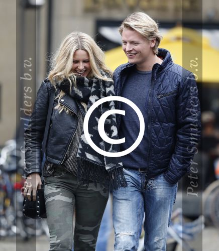 15 Oktober 2016 Thomas Berge met zijn nieuwe vriendin, zangeres Cassidy Roeks