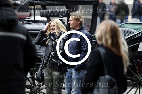 15 Oktober 2016 Thomas Berge met zijn nieuwe vriendin, zangeres Cassidy Roeks