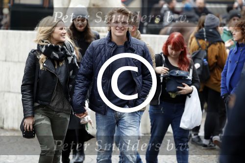 15 Oktober 2016 Thomas Berge met zijn nieuwe vriendin, zangeres Cassidy Roeks