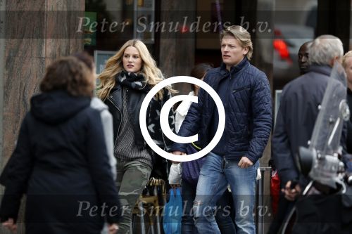 15 Oktober 2016 Thomas Berge met zijn nieuwe vriendin, zangeres Cassidy Roeks