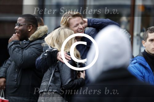 15 Oktober 2016 Thomas Berge met zijn nieuwe vriendin, zangeres Cassidy Roeks