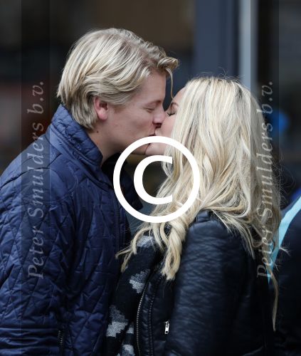 15 Oktober 2016 Thomas Berge met zijn nieuwe vriendin, zangeres Cassidy Roeks