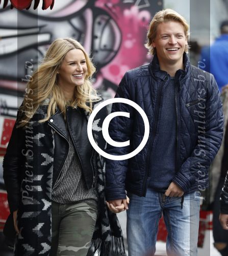 15 Oktober 2016 Thomas Berge met zijn nieuwe vriendin, zangeres Cassidy Roeks