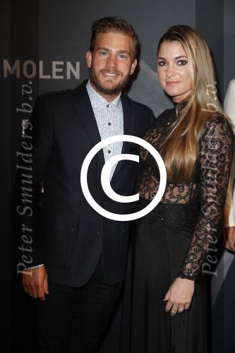 Amsterdam 31 oktober 2016 
Premiere fataal in Tuschinski. Tim Akkerman met vrouw
