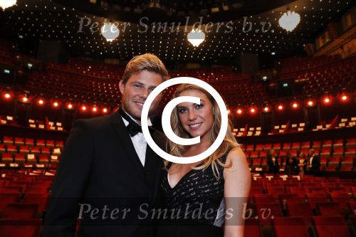 Amsterdam 14 november 2016
Premiere de zevende hemel in theater Carre. Tim Douwsma met vriendin Jessie Jazz Vuijk