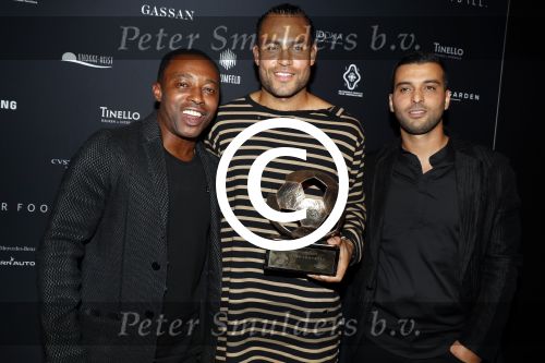 Halfweg 27 oktober 2016
Life after football LAF gala in the sugarfactory. Warner Hahn met regi Blinbker en Soufian Asafiati
