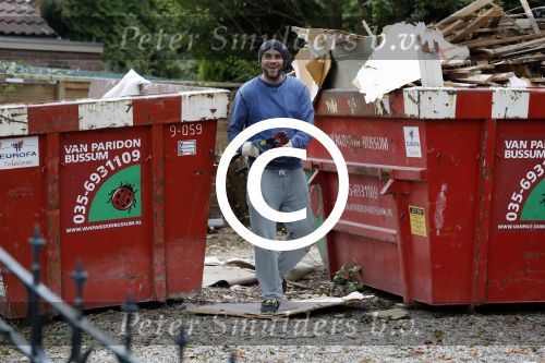 Bussum 13 oktober 2016
Xander de Buisonje werkt meer bij de verbouwing van zijn nieuwe huis.