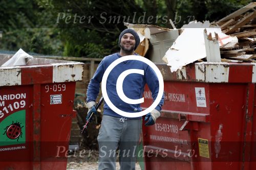 Bussum 13 oktober 2016
Xander de Buisonje werkt meer bij de verbouwing van zijn nieuwe huis.
