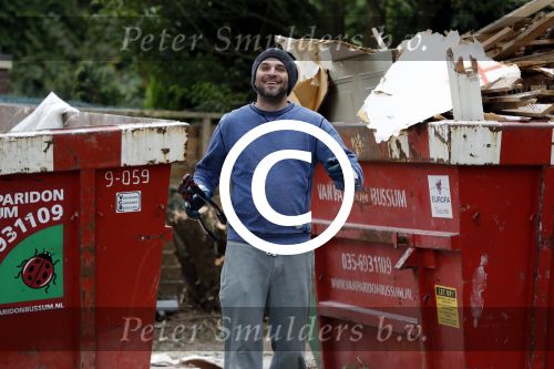 Bussum 13 oktober 2016
Xander de Buisonje werkt meer bij de verbouwing van zijn nieuwe huis.
