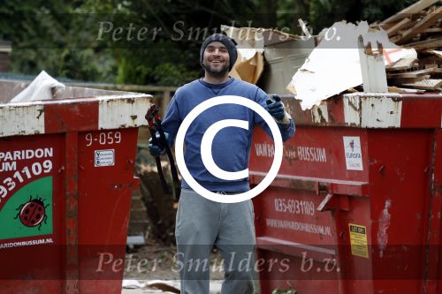 Bussum 13 oktober 2016
Xander de Buisonje werkt meer bij de verbouwing van zijn nieuwe huis.