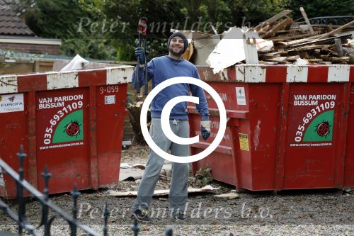 Bussum 13 oktober 2016
Xander de Buisonje werkt meer bij de verbouwing van zijn nieuwe huis.