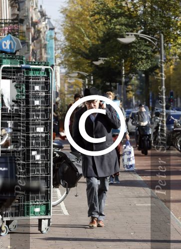 Amsterdam 23 oktober 2016
Youp v t Hek doet boodschappen bij Albert Heyn AH