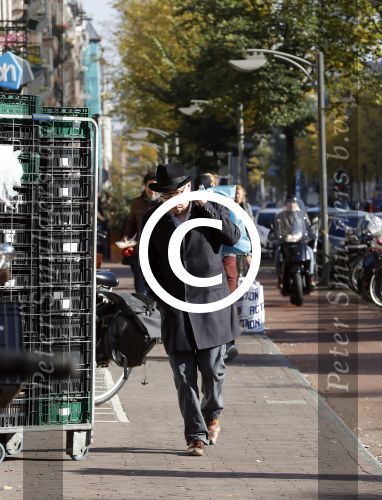 Amsterdam 23 oktober 2016
Youp v t Hek doet boodschappen bij Albert Heyn AH