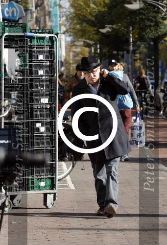 Amsterdam 23 oktober 2016
Youp v t Hek doet boodschappen bij Albert Heyn AH