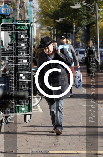 Amsterdam 23 oktober 2016
Youp v t Hek doet boodschappen bij Albert Heyn AH