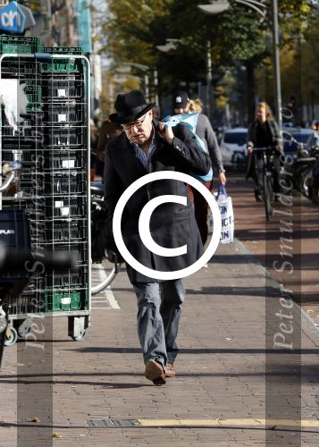 Amsterdam 23 oktober 2016
Youp v t Hek doet boodschappen bij Albert Heyn AH