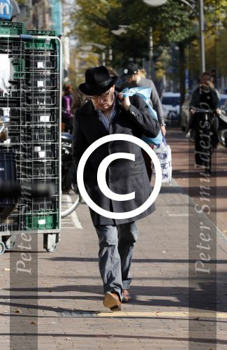 Amsterdam 23 oktober 2016
Youp v t Hek doet boodschappen bij Albert Heyn AH
