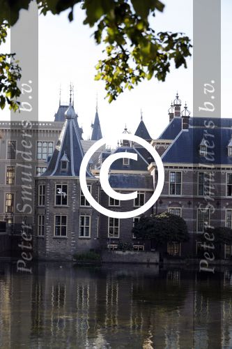 Den Haag 25 augustus 2016
Binnenhof het torentje en de hofvijver in Den Haag.