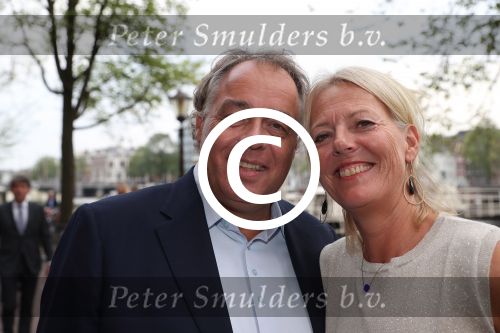 Amsterdam, 23 Augustus 2017 Premiere van Het Zwanenmeer
Aad Ouburg met partner Dorien Bey