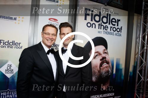 Amsterdam 5 november 2017
Premiere Fiddler on the Roof in het nieuwe de la mar theater. 
Albert Verlinde met een vriend