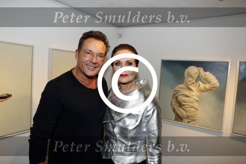 Amstelveen, 3 Oktober 2017
Expositie Aans Markus in het Jan v d Togt Museum.
Ans Markus met Gerard Joling