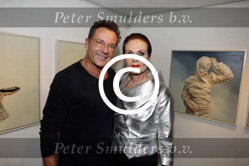 Amstelveen, 3 Oktober 2017
Expositie Aans Markus in het Jan v d Togt Museum.
Ans Markus met Gerard Joling