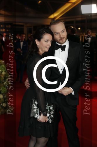 Amsterdam 12 oktober 2017 
Uitreiking televizierring in het afas live theater. Arjen Lubach  met partner