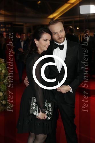 Amsterdam 12 oktober 2017 
Uitreiking televizierring in het afas live theater. Arjen Lubach  met partner