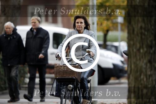 Amsterdam 6 november 2017  
Astrid Joosten op de fiets